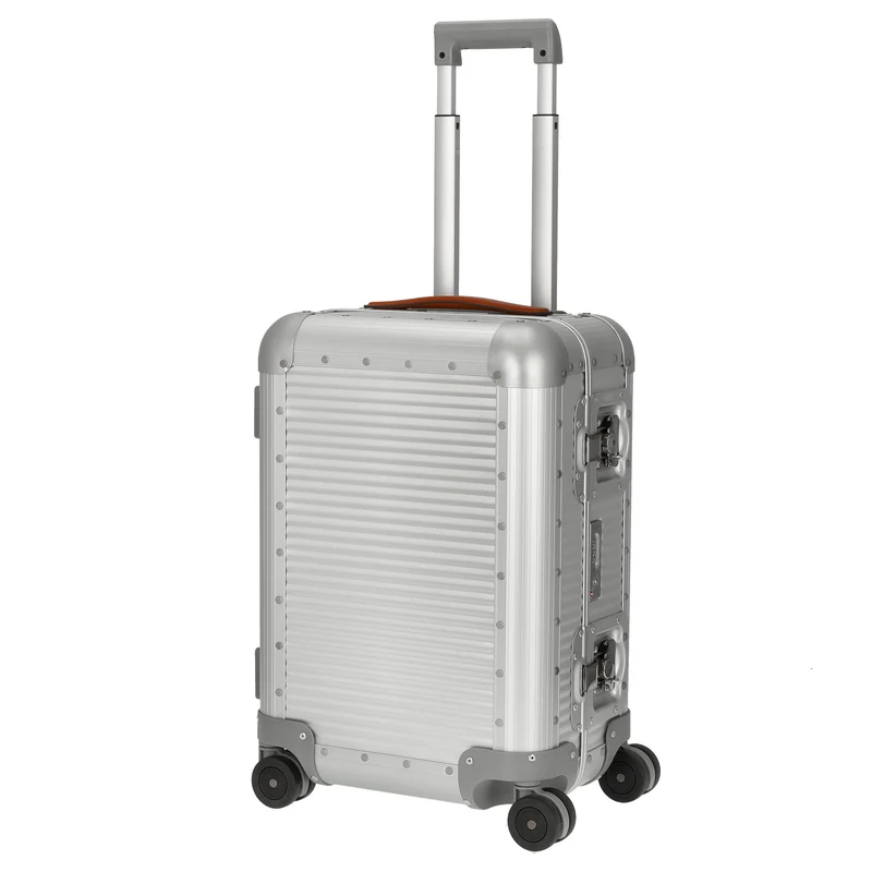 FPM Milano Bank aluminum Spinner 53 - 4-Rollen-Kabinentrolley 53/25 cm (moonlight silver)