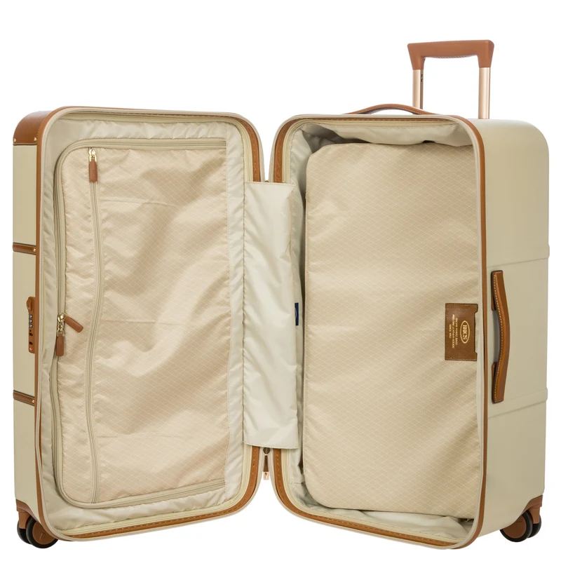 Brics Bellagio Trunk - 4-Rollen-Trolley 74 cm recycelt (cream)