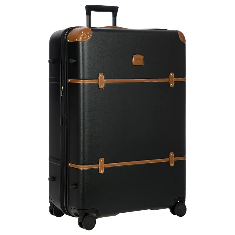 Brics Bellagio - 4-Rollen-Trolley 82 cm erw. recycelt (black/tan)