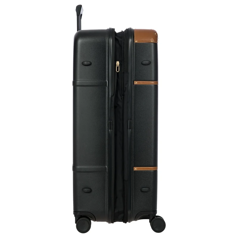 Brics Bellagio - 4-Rollen-Trolley 82 cm erw. recycelt (black/tan)
