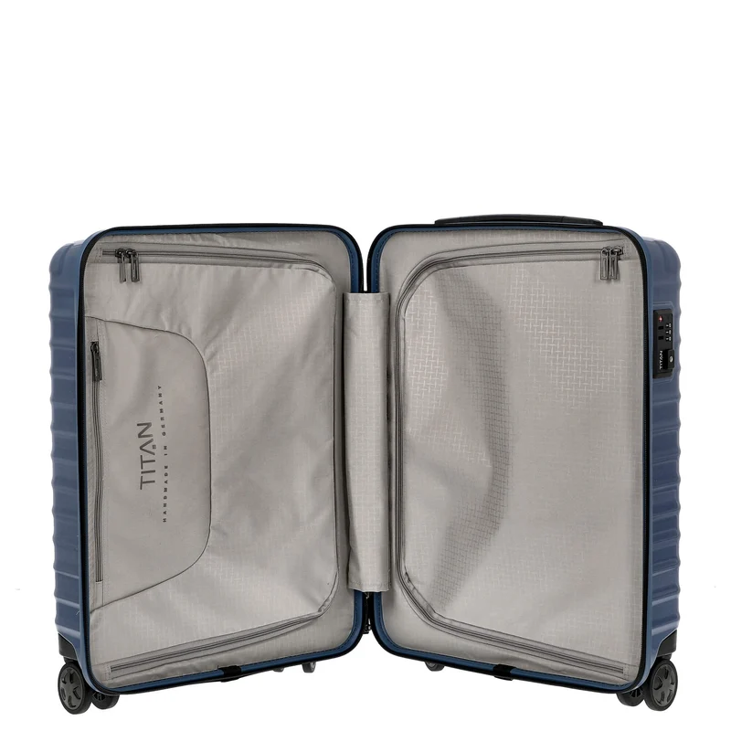 TITAN LITRON - 4-Rollen-Kabinentrolley 55 cm (eisblau)
