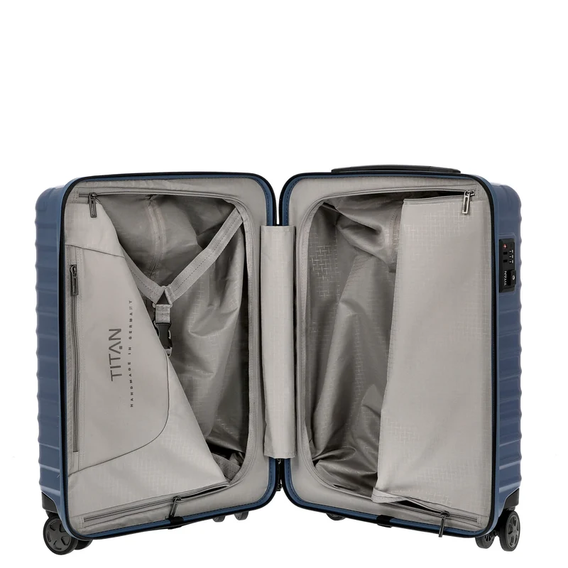 TITAN LITRON - 4-Rollen-Kabinentrolley 55 cm (eisblau)