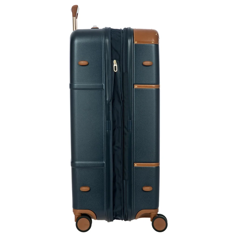 Brics Bellagio - 4-Rollen-Trolley 76 cm erw. recycelt (blue/tan)