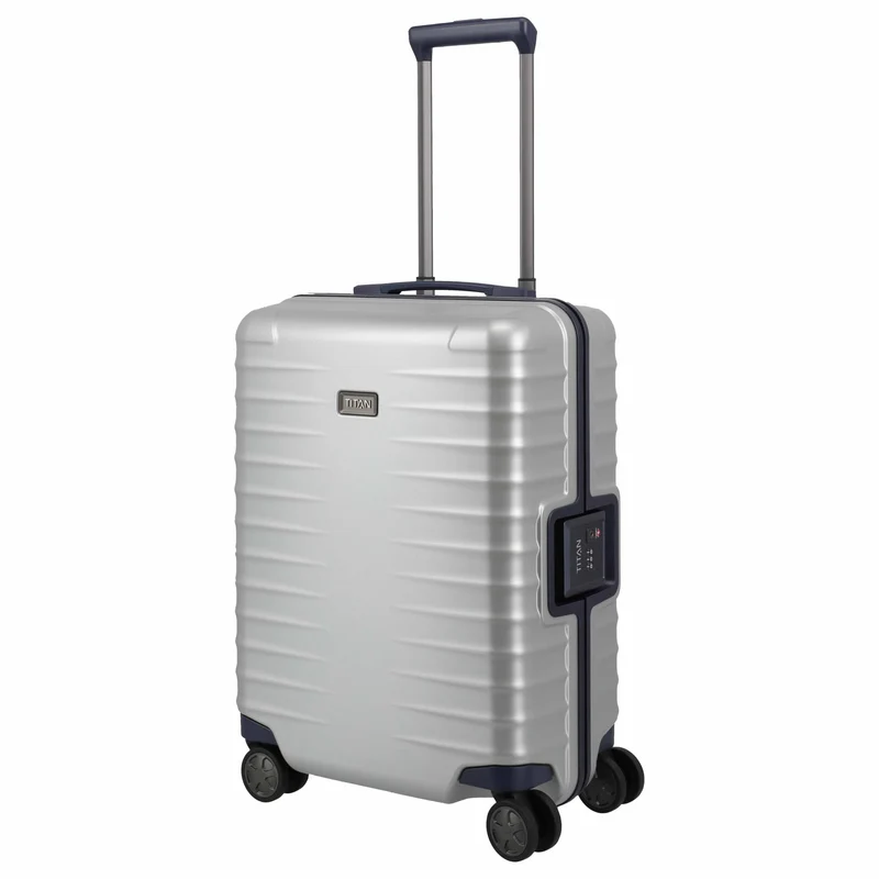 TITAN LITRON FRAME LIMITED - 4-Rollen-Kabinentrolley 55 cm (silber)