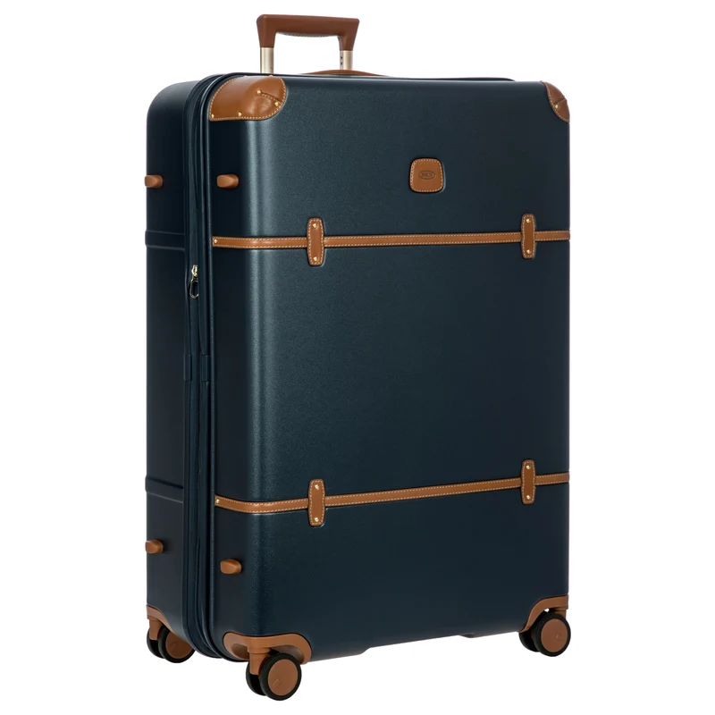 Brics Bellagio - 4-Rollen-Trolley 82 cm erw. recycelt (blue/tan)
