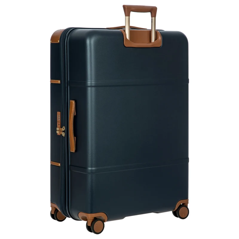 Brics Bellagio - 4-Rollen-Trolley 82 cm erw. recycelt (blue/tan)