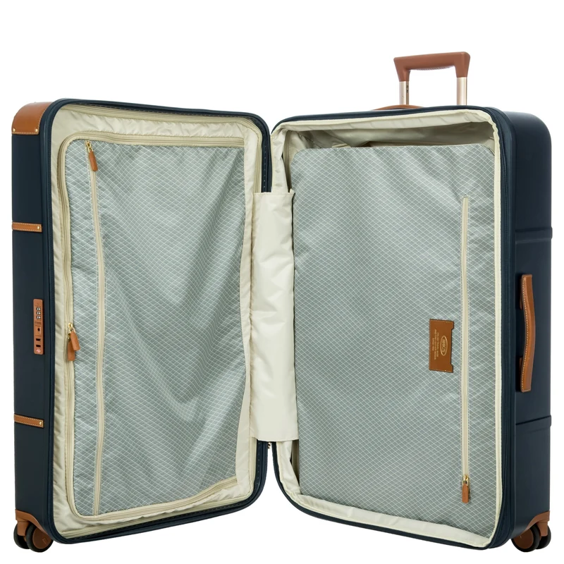 Brics Bellagio - 4-Rollen-Trolley 82 cm erw. recycelt (blue/tan)