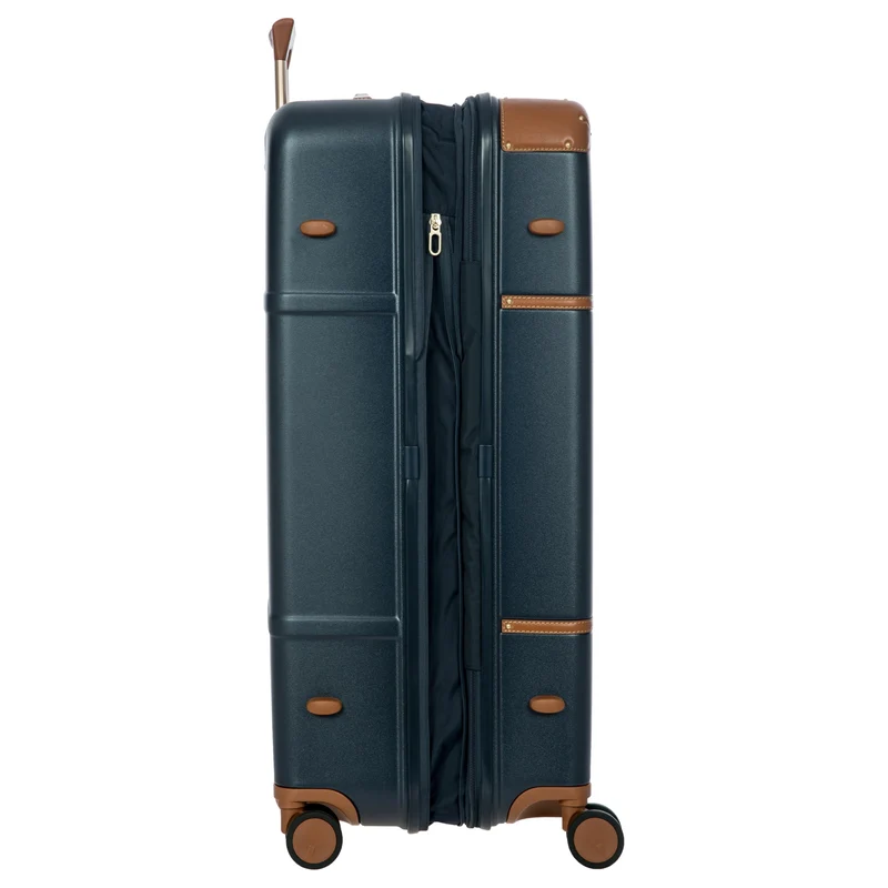 Brics Bellagio - 4-Rollen-Trolley 82 cm erw. recycelt (blue/tan)