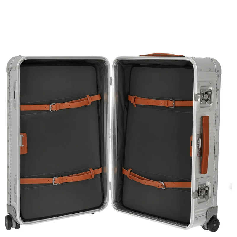 FPM Milano Bank aluminum Spinner 68 - 4-Rollen-Trolley 66 cm (moonlight silver)