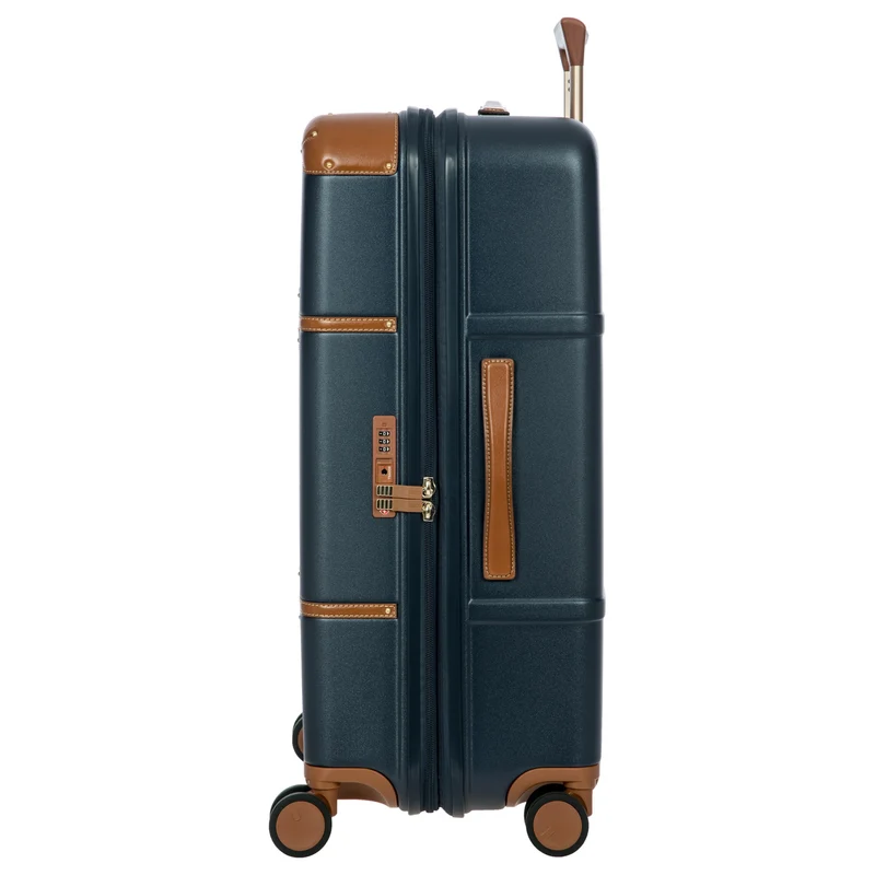 Brics Bellagio - 4-Rollen-Trolley 70.5 cm erw. recycelt (blue/tan)