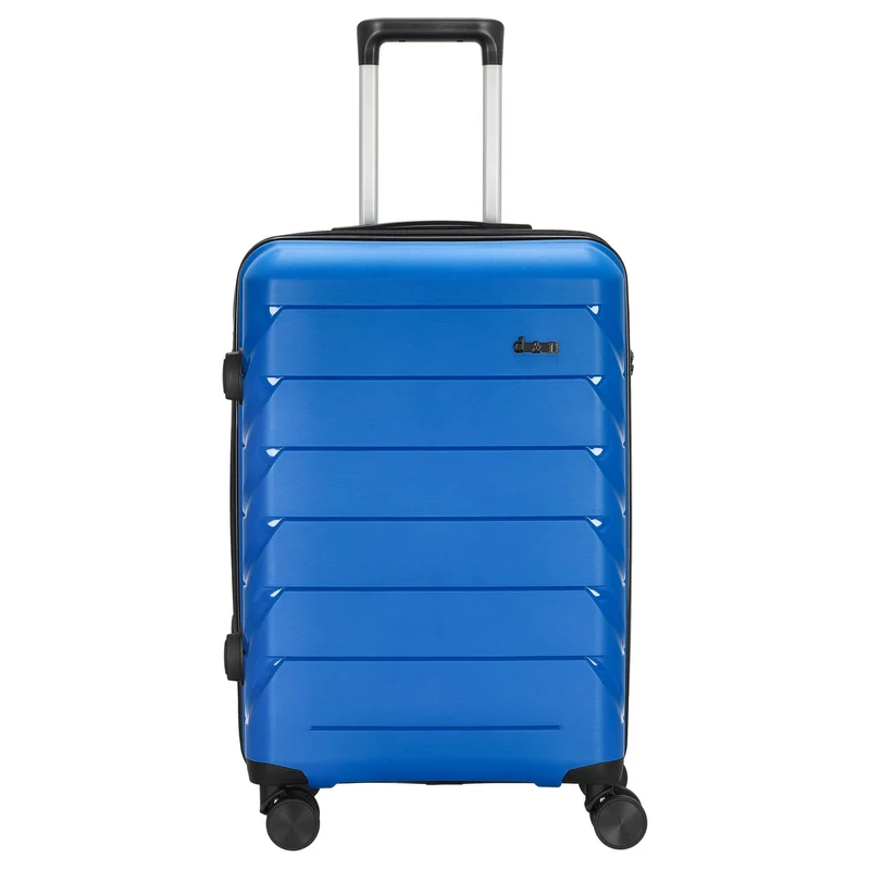 D&N Travel Line 4100 - 4-Rollen-Trolley M 64 cm (blau)