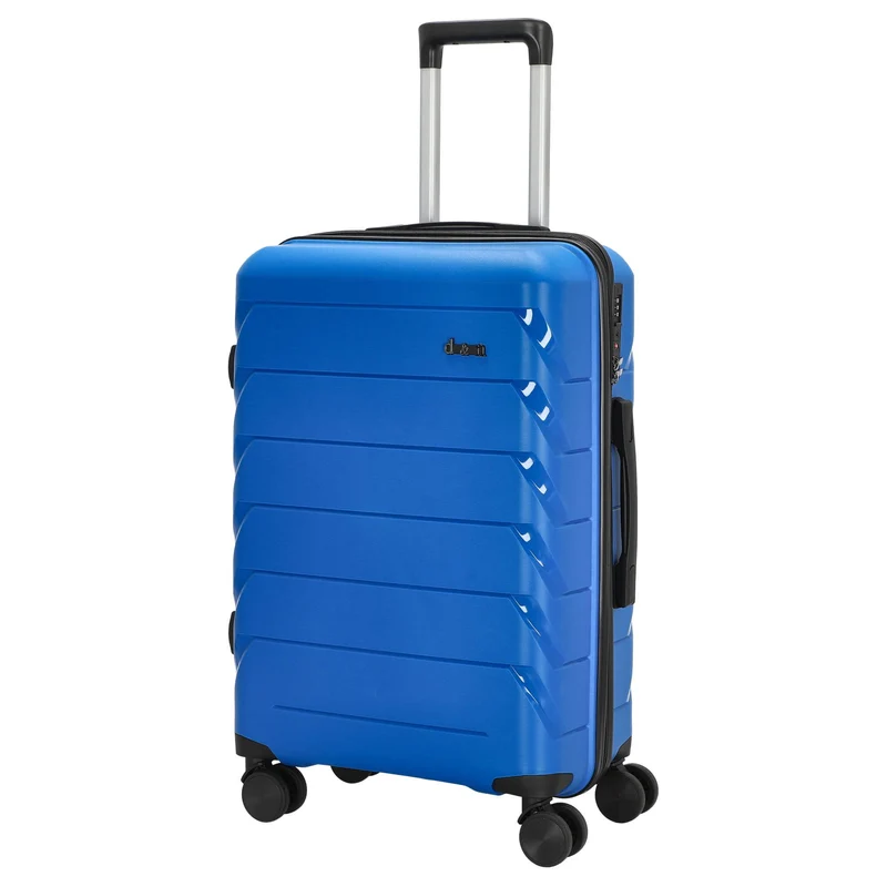 D&N Travel Line 4100 - 4-Rollen-Trolley M 64 cm (blau)