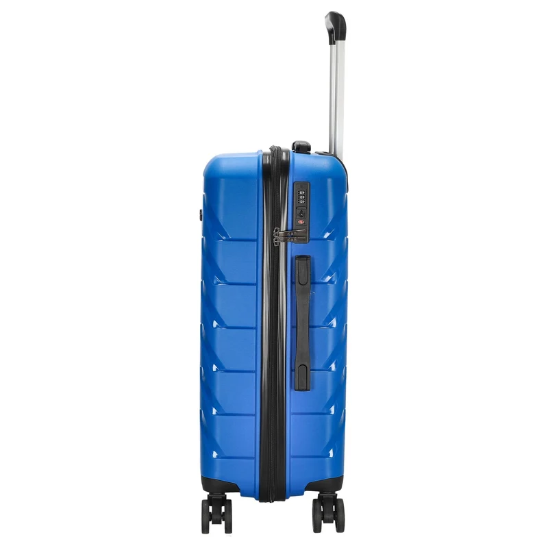 D&N Travel Line 4100 - 4-Rollen-Trolley M 64 cm (blau)