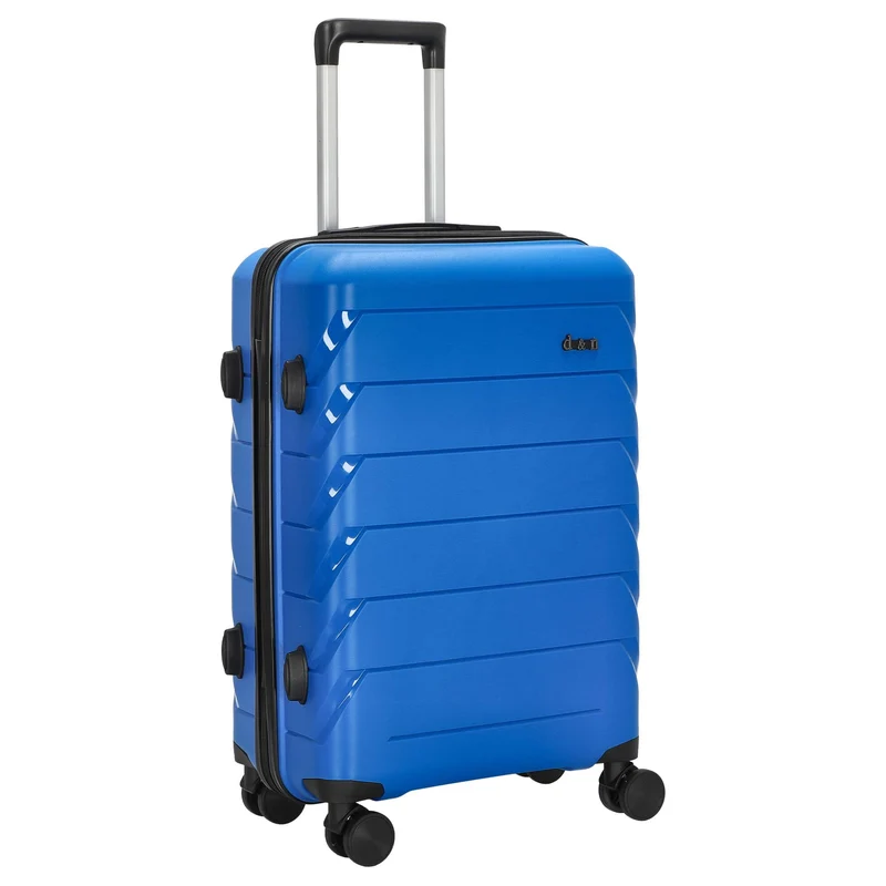 D&N Travel Line 4100 - 4-Rollen-Trolley M 64 cm (blau)
