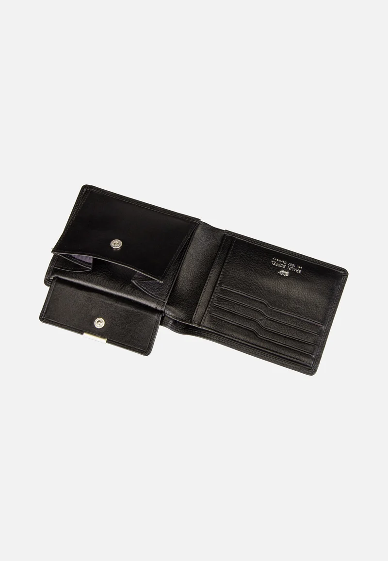 Golf RFID Coin Wallet 4+3Cs Black - Portemonnaie