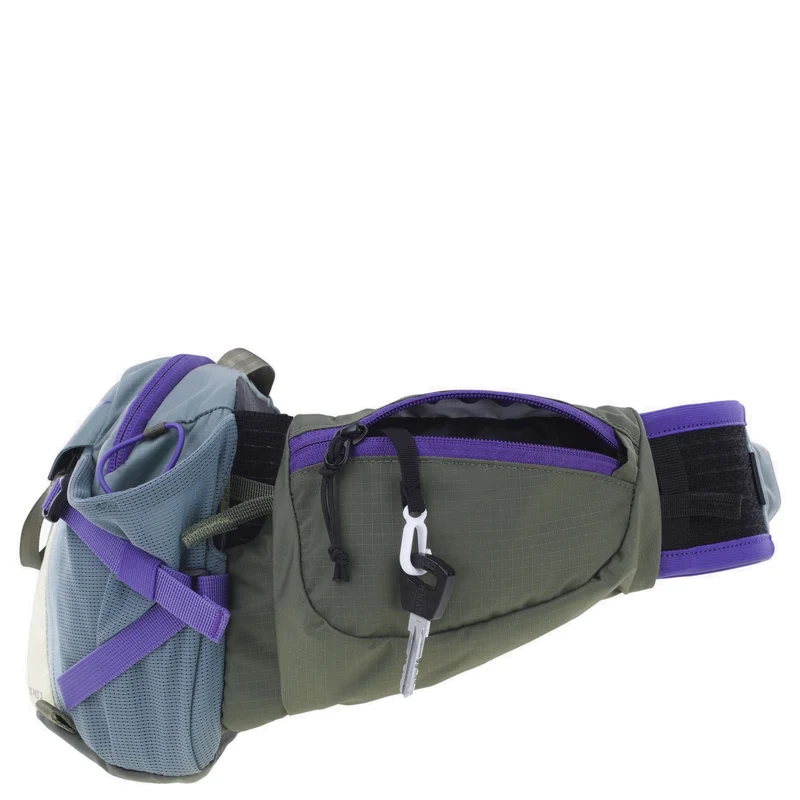 Evoc Hip Pack 3 - Gürteltasche 28 cm (steel/violet/dark olive)