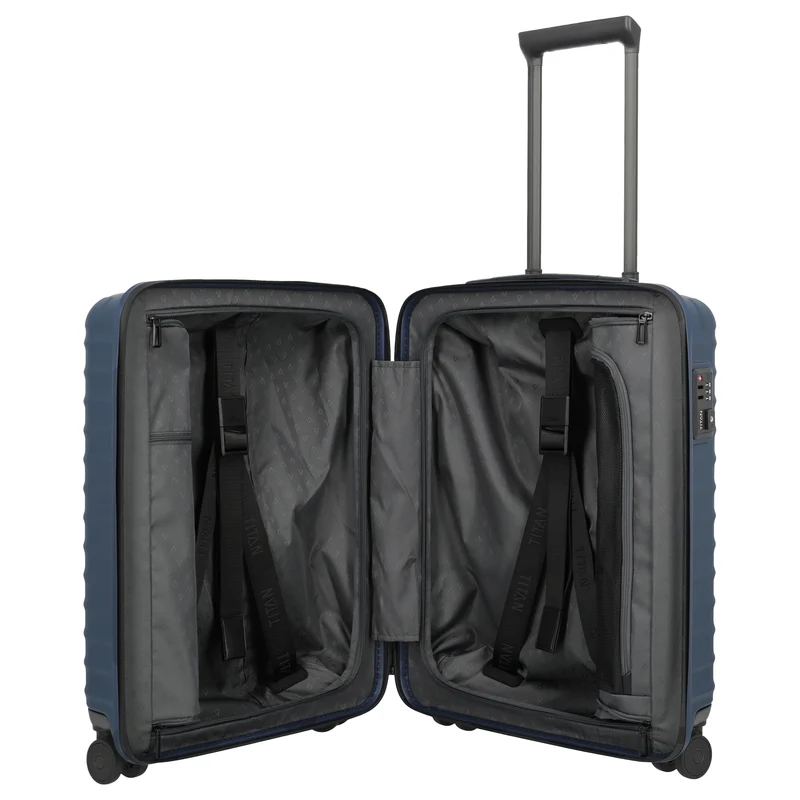 TITAN UPGRADE - 4-Rollen-Kabinentrolley S 55/20 cm (midnight blue)