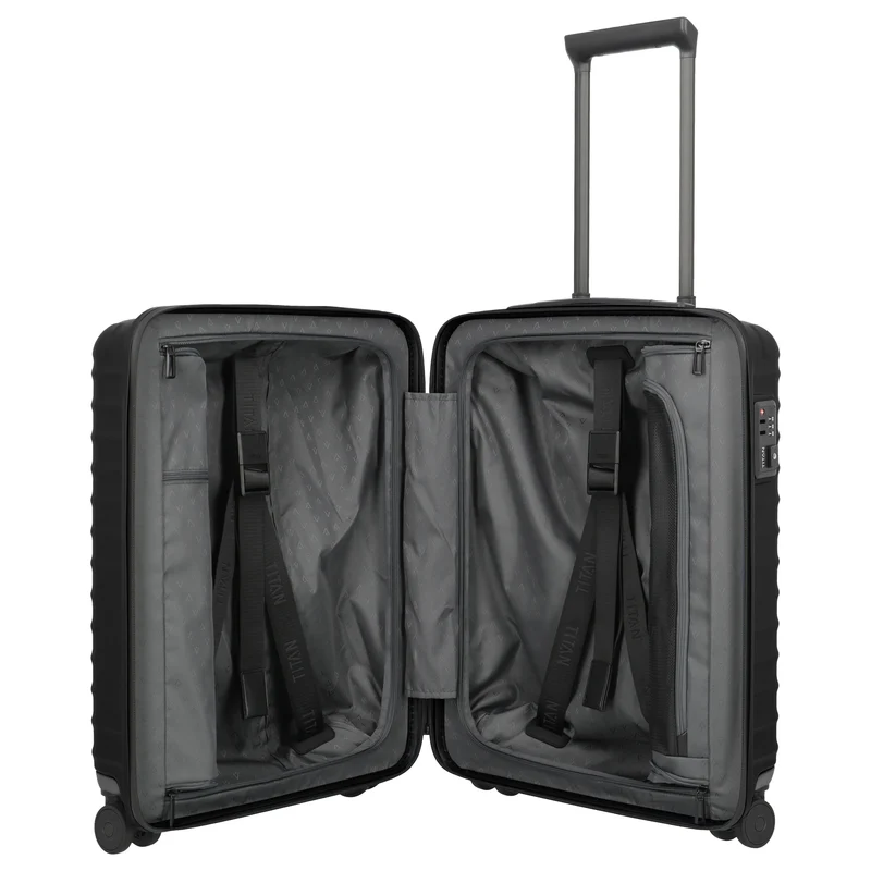 TITAN UPGRADE - 4-Rollen-Kabinentrolley S 55/20 cm (nightshade black)