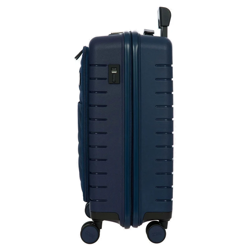 Brics BY Ulisse - 4-Rollen-Kabinentrolley mit Vortasche 55 cm erw. USB (oceano)