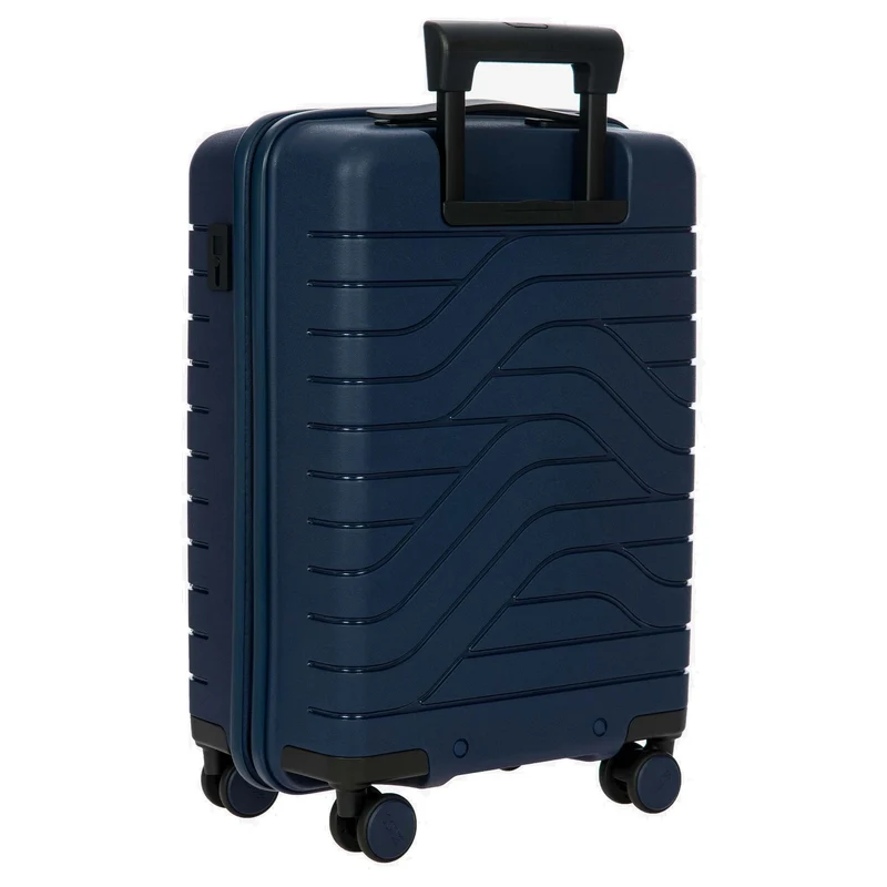 Brics BY Ulisse - 4-Rollen-Kabinentrolley mit Vortasche 55 cm erw. USB (oceano)