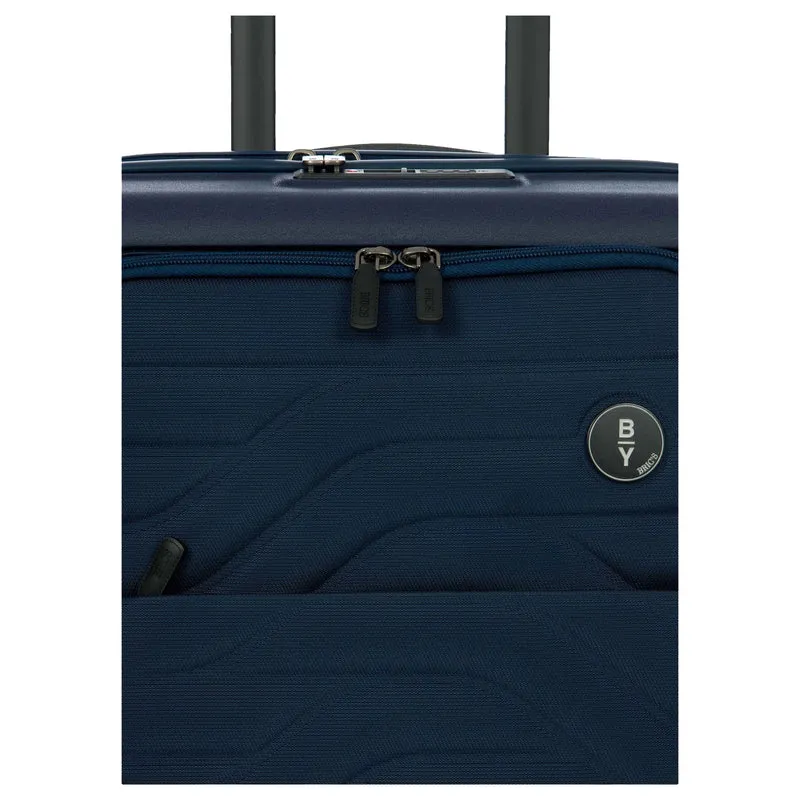 Brics BY Ulisse - 4-Rollen-Kabinentrolley mit Vortasche 55 cm erw. USB (oceano)