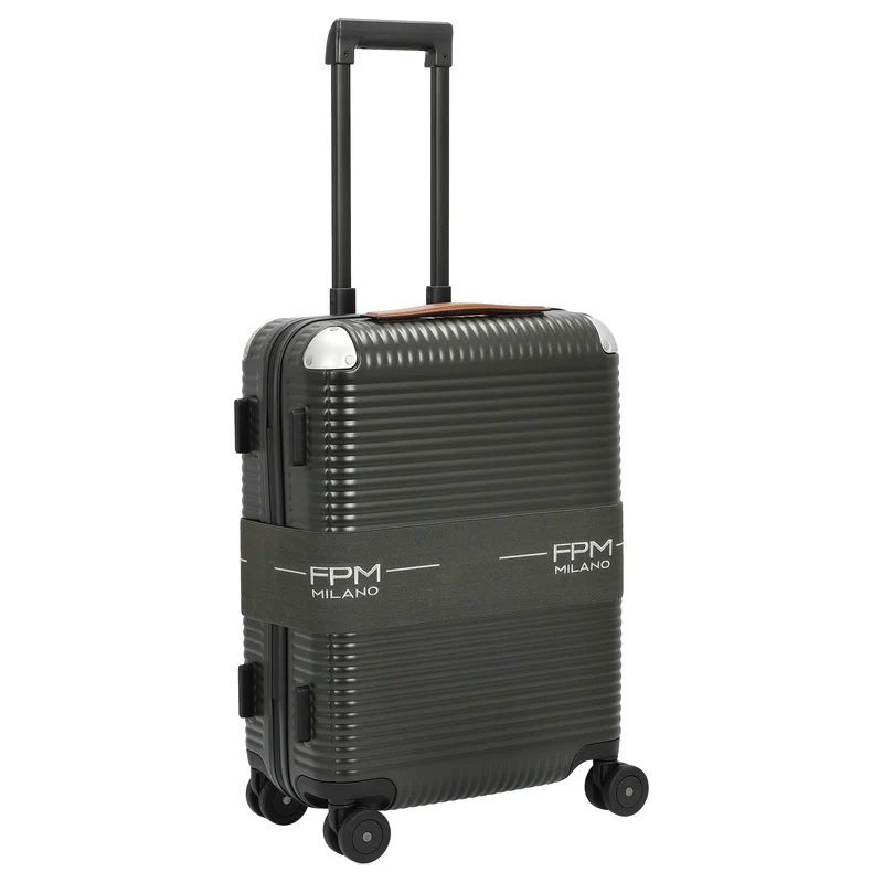 FPM Milano Bank Zip Deluxe Spinner 55 - 4-Rollen-Kabinentrolley 55 cm (moss green)