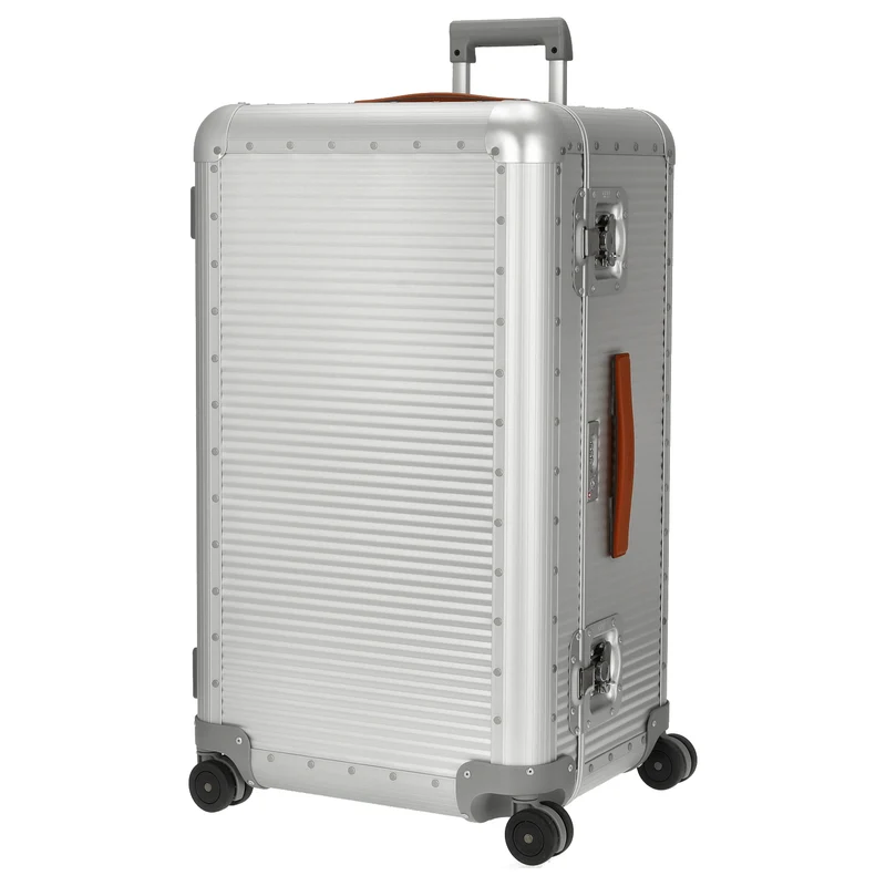 FPM Milano Bank aluminum Trunk on Wheels - 4-Rollen-Trolley 75,5 cm (moonlight silver)