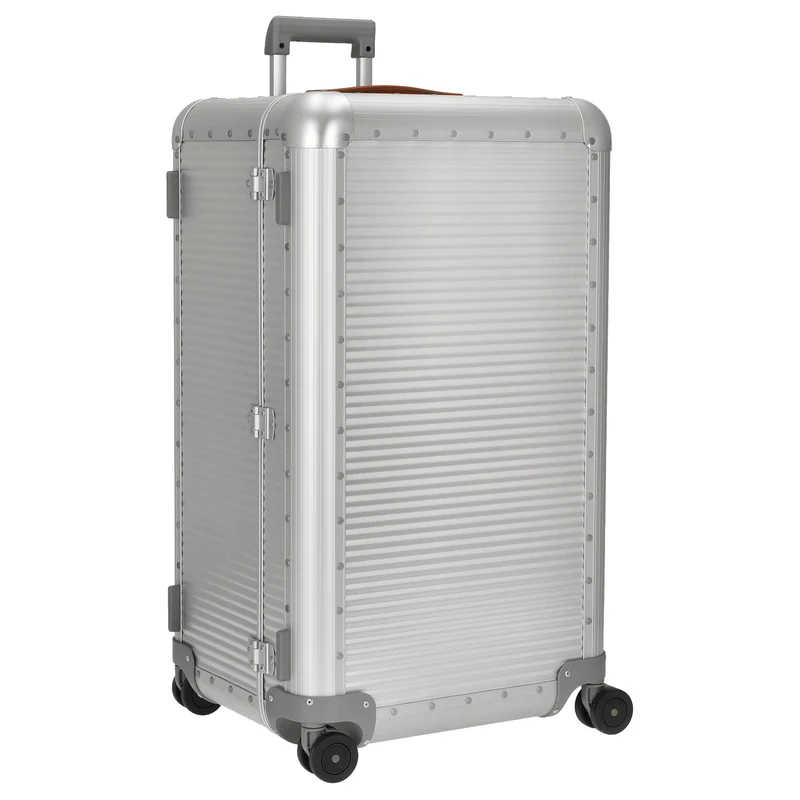 FPM Milano Bank aluminum Trunk on Wheels - 4-Rollen-Trolley 75,5 cm (moonlight silver)