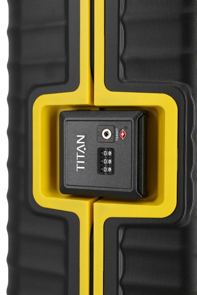 TITAN LITRON FRAME BVB Edition - 4-Rollen-Trolley 69 cm (schwarz/gelb)