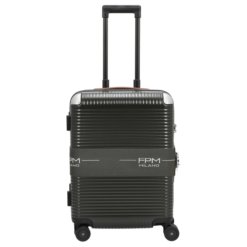FPM Milano Bank Zip Deluxe Spinner 55 S - 4-Rollen-Kabinentrolley 55 S cm (moss green)