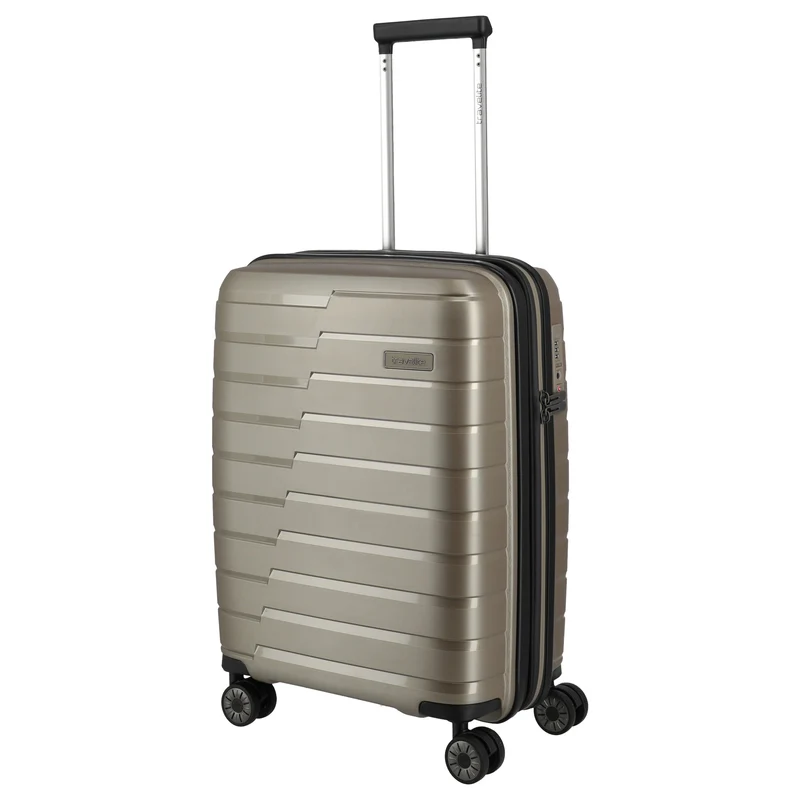 Travelite Air Base - 4-Rollen-Kabinentrolley S 55 cm erw. (champagner)