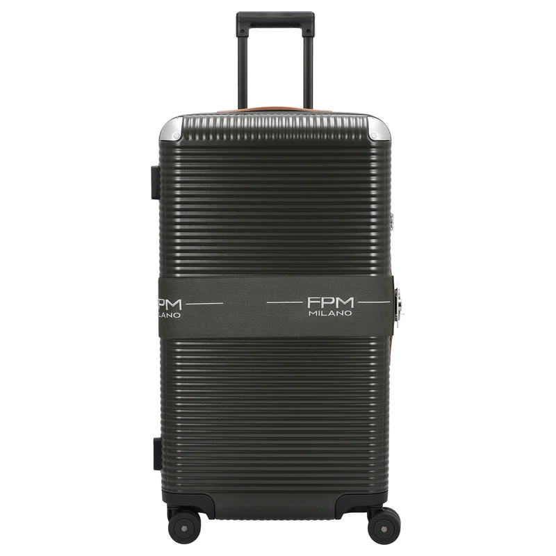 FPM Milano Bank Zip Deluxe Trunk on Wheels M - 4-Rollen-Trolley M 73 cm (moss green)
