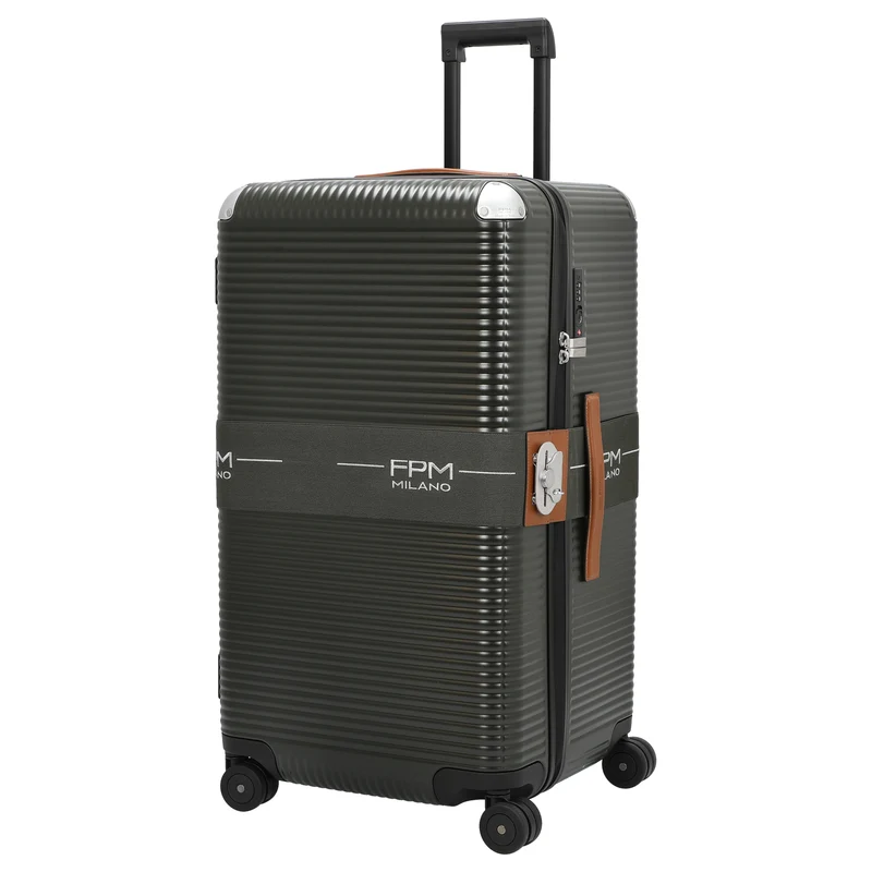FPM Milano Bank Zip Deluxe Trunk on Wheels M - 4-Rollen-Trolley M 73 cm (moss green)