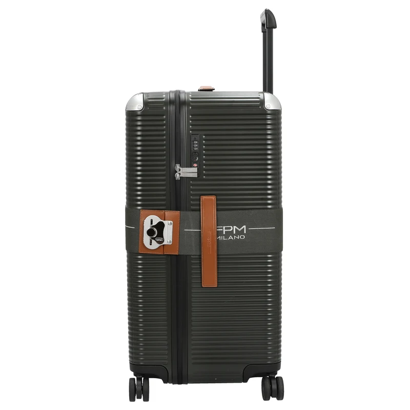 FPM Milano Bank Zip Deluxe Trunk on Wheels M - 4-Rollen-Trolley M 73 cm (moss green)