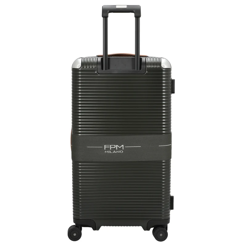 FPM Milano Bank Zip Deluxe Trunk on Wheels M - 4-Rollen-Trolley M 73 cm (moss green)