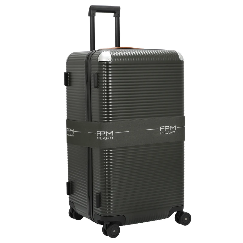 FPM Milano Bank Zip Deluxe Trunk on Wheels M - 4-Rollen-Trolley M 73 cm (moss green)
