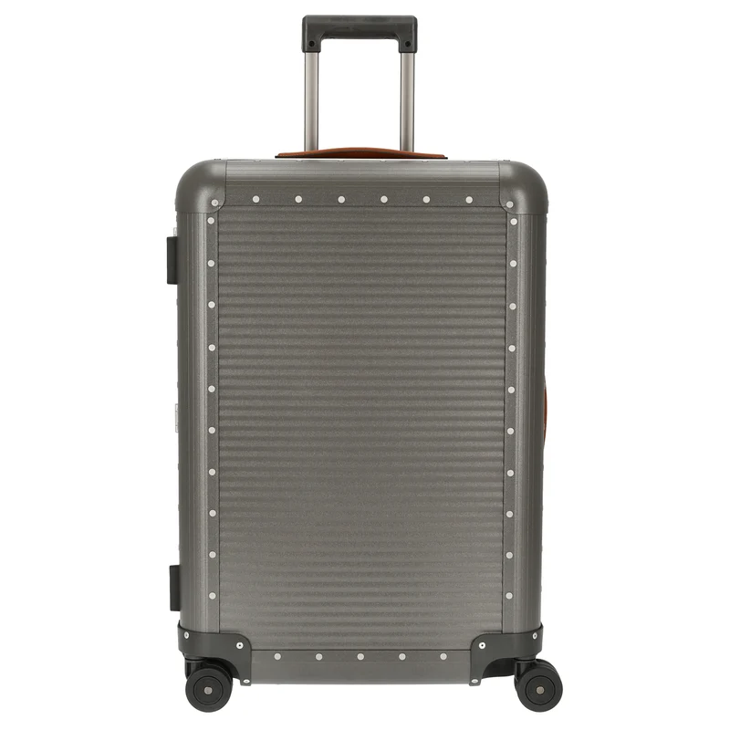FPM Milano Bank aluminum Spinner 68 - 4-Rollen-Trolley 66 cm (steel grey)