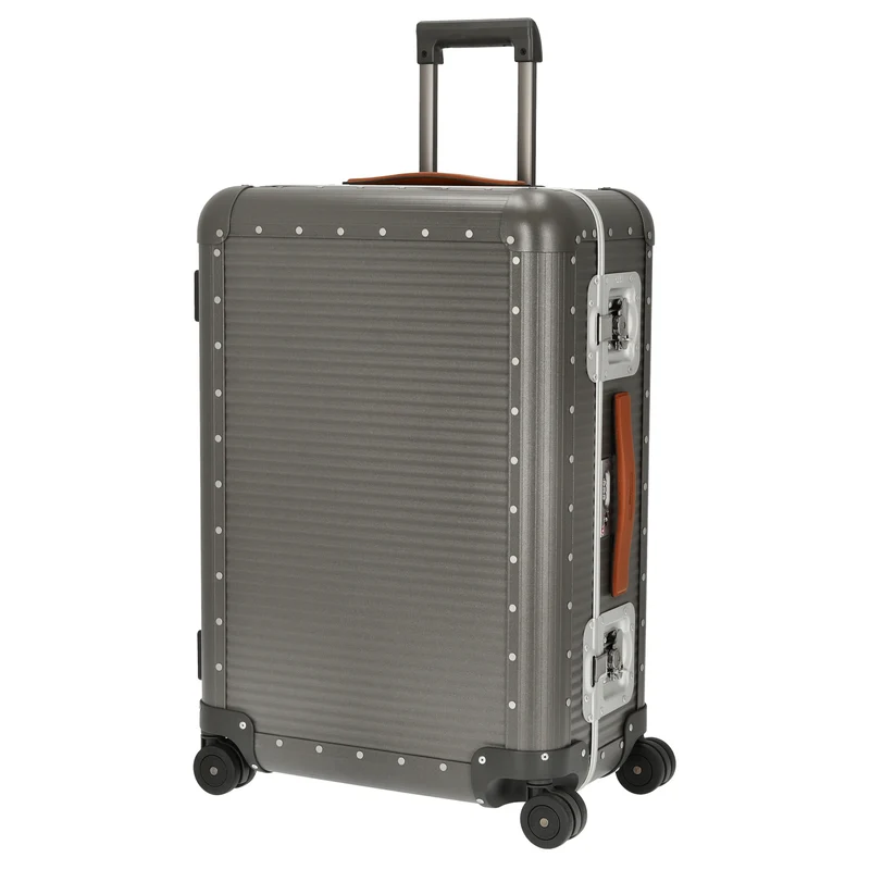 FPM Milano Bank aluminum Spinner 68 - 4-Rollen-Trolley 66 cm (steel grey)