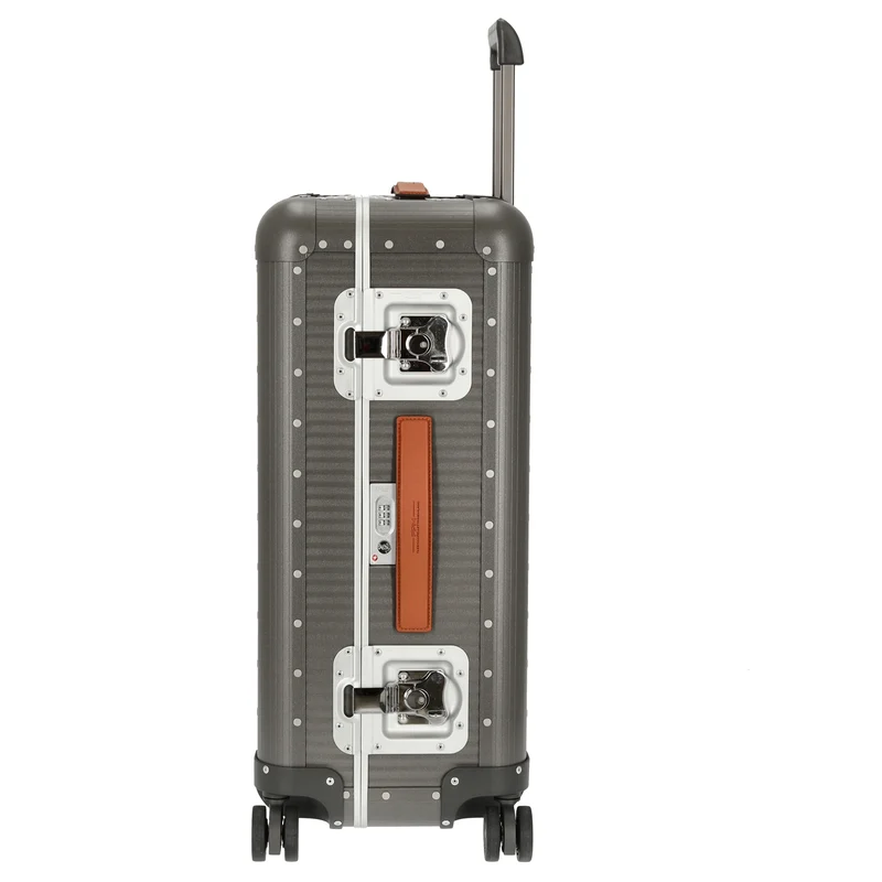 FPM Milano Bank aluminum Spinner 68 - 4-Rollen-Trolley 66 cm (steel grey)