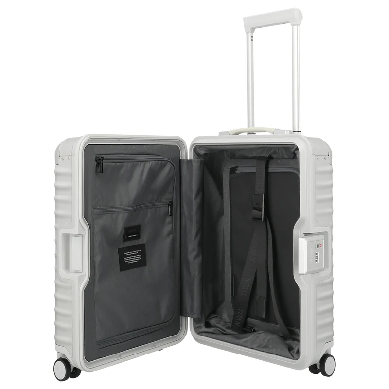 TITAN ETERNITY -4-Rollen-Kabinentrolley 55 cm (silver)