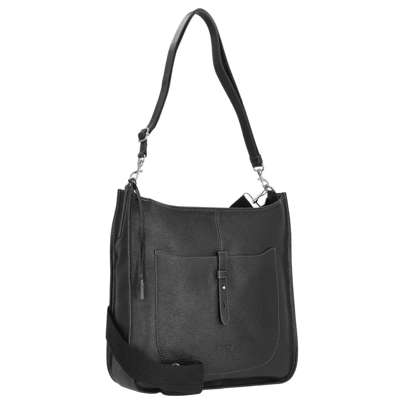 Picard Kronberg - Schultertasche 40 cm Rindleder (black)
