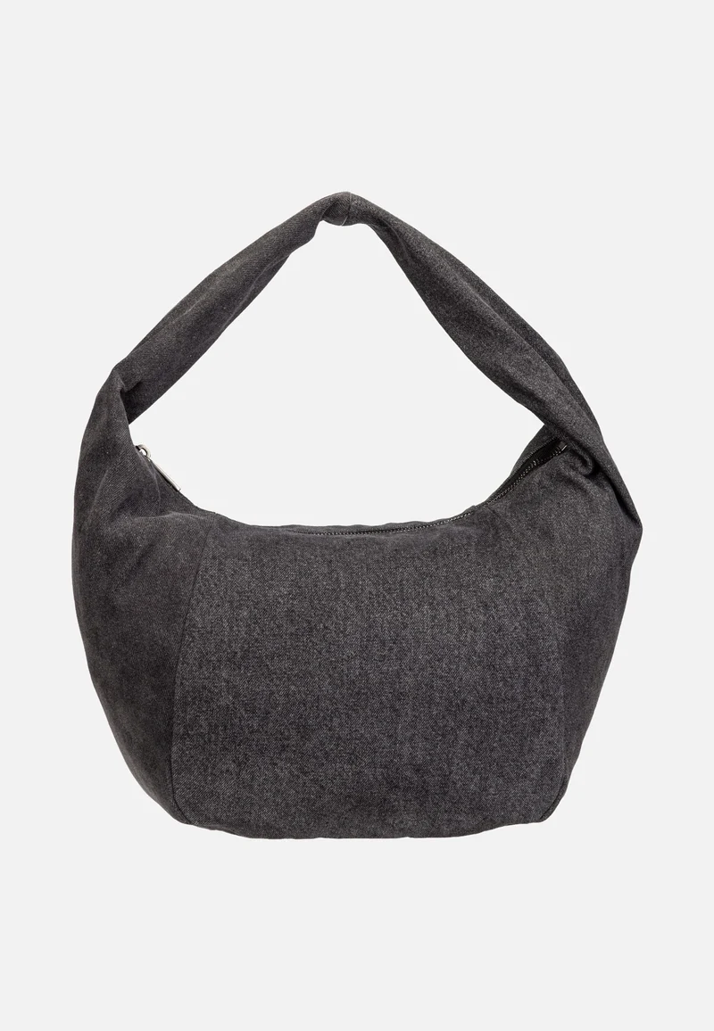 Farrah Hobo M Denim Black - Hobo Bag