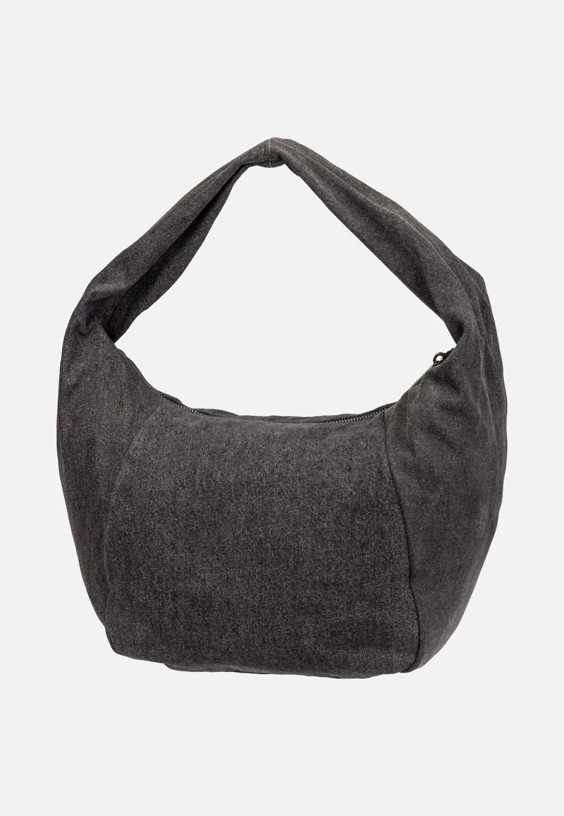 Farrah Hobo M Denim Black - Hobo Bag