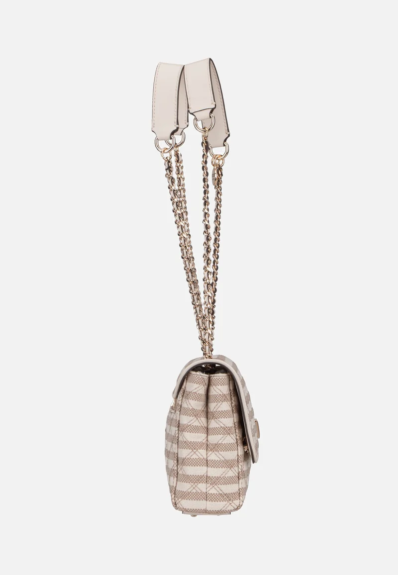 Giully II 2 Comp Conv Flap Taupe Multi - Crossbody Bag