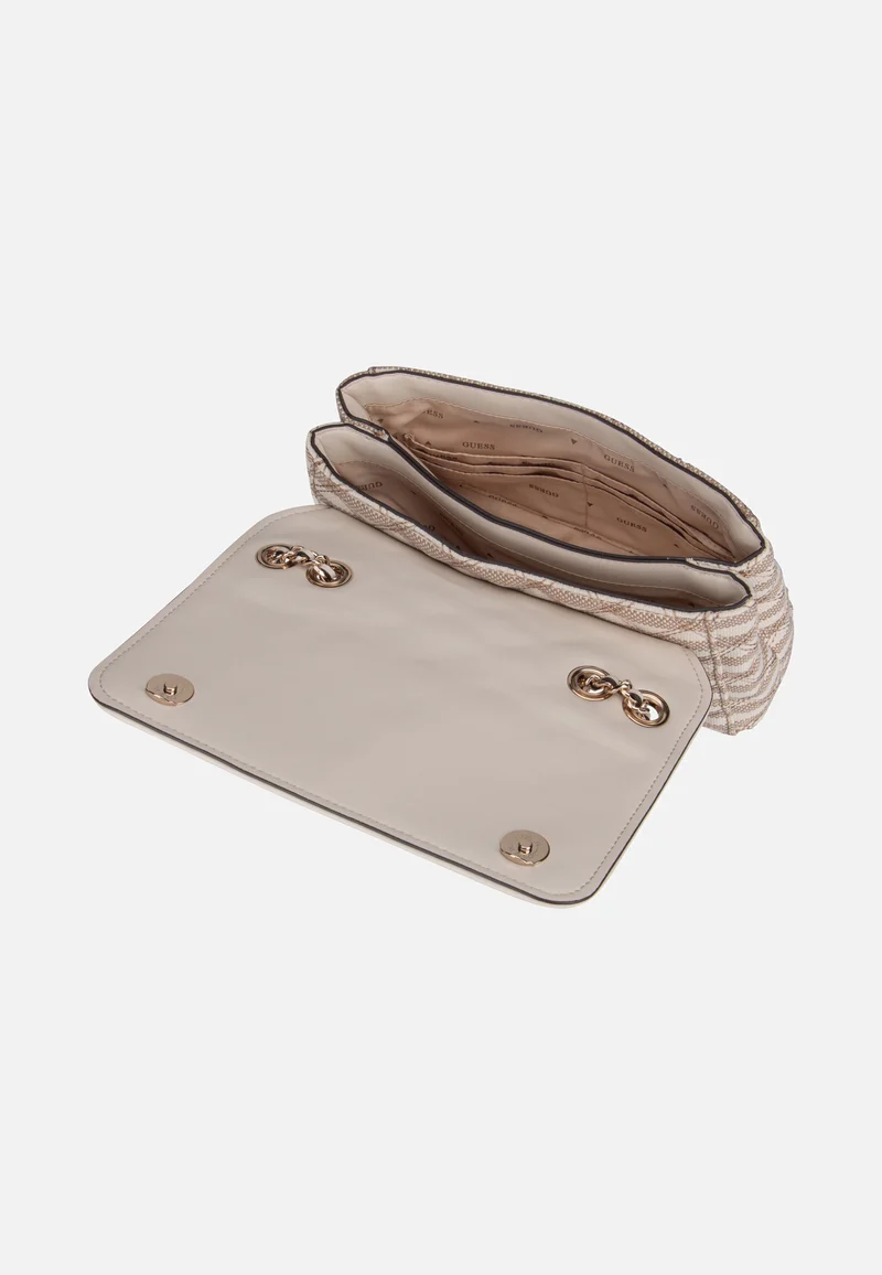 Giully II 2 Comp Conv Flap Taupe Multi - Crossbody Bag