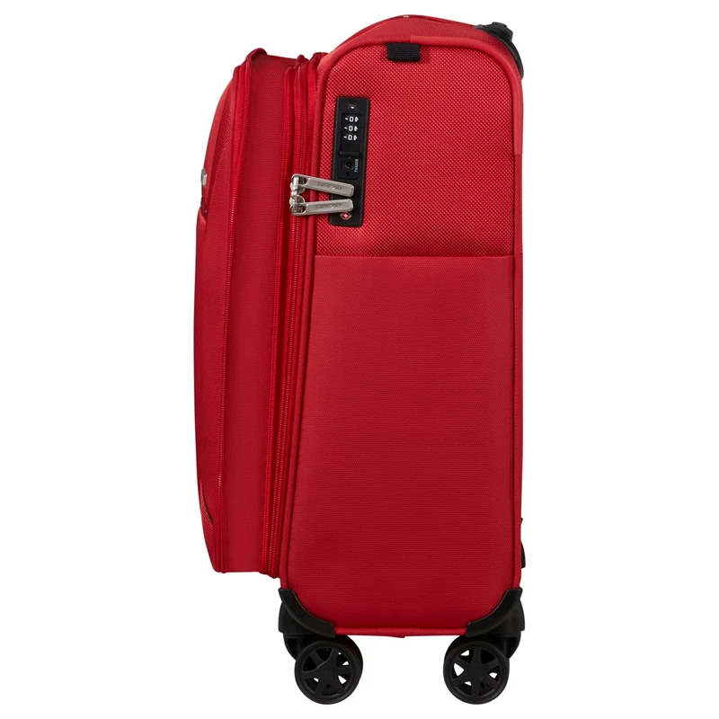 Samsonite Base Breeze - 4-Rollen-Kabinentrolley 55 cm erw. (red)