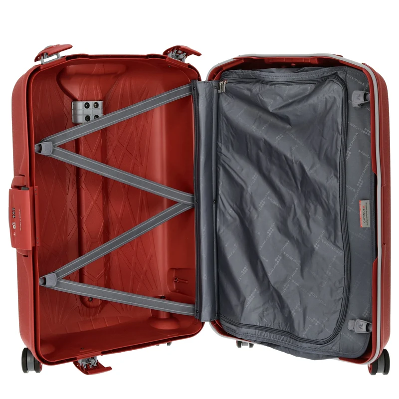 Roncato Light - 4-Rollen-Trolley M 68 cm (rosso)