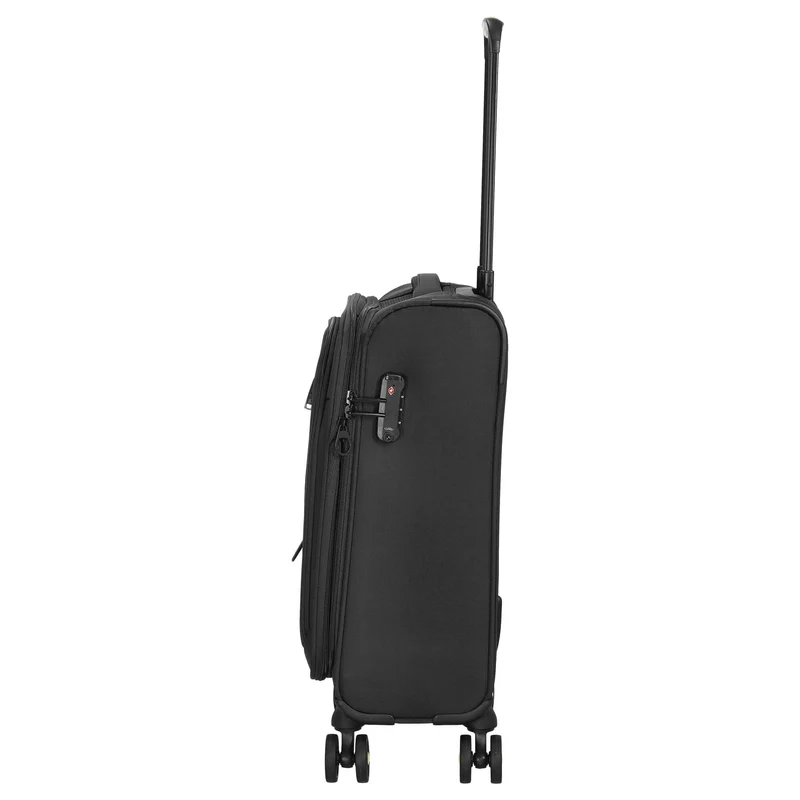 D&N Travel Line 9704 - 4-Rollen-Kabinentrolley S 55 cm (black)