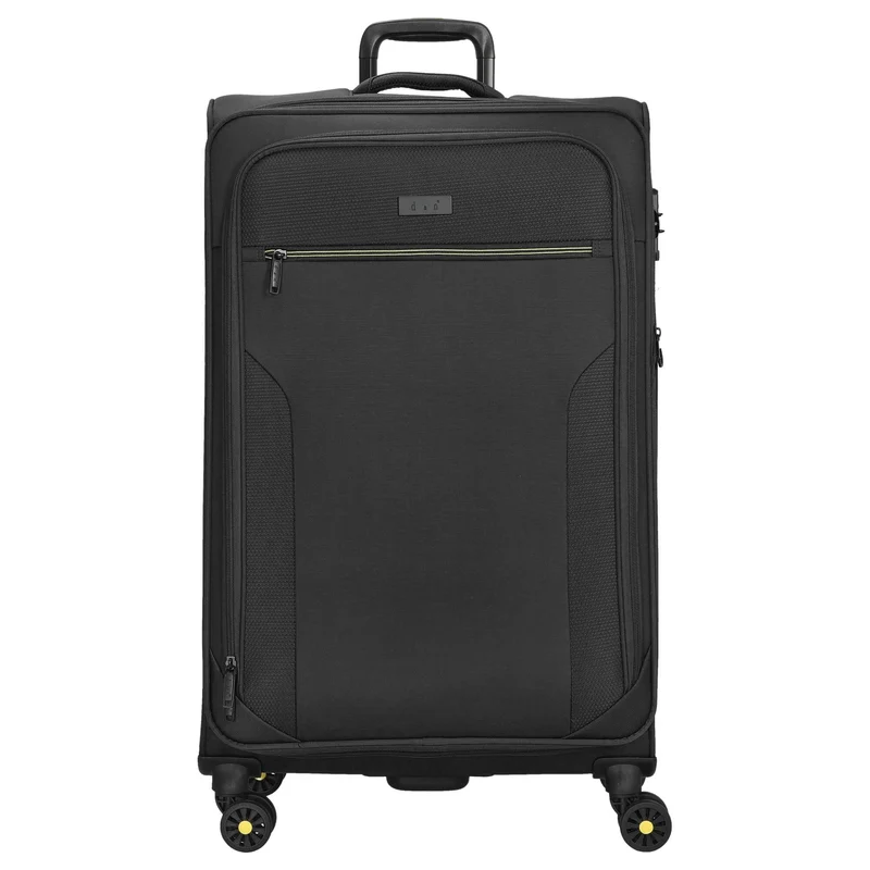D&N Travel Line 9704 - 4-Rollen-Trolley L 78 cm erw. (black)
