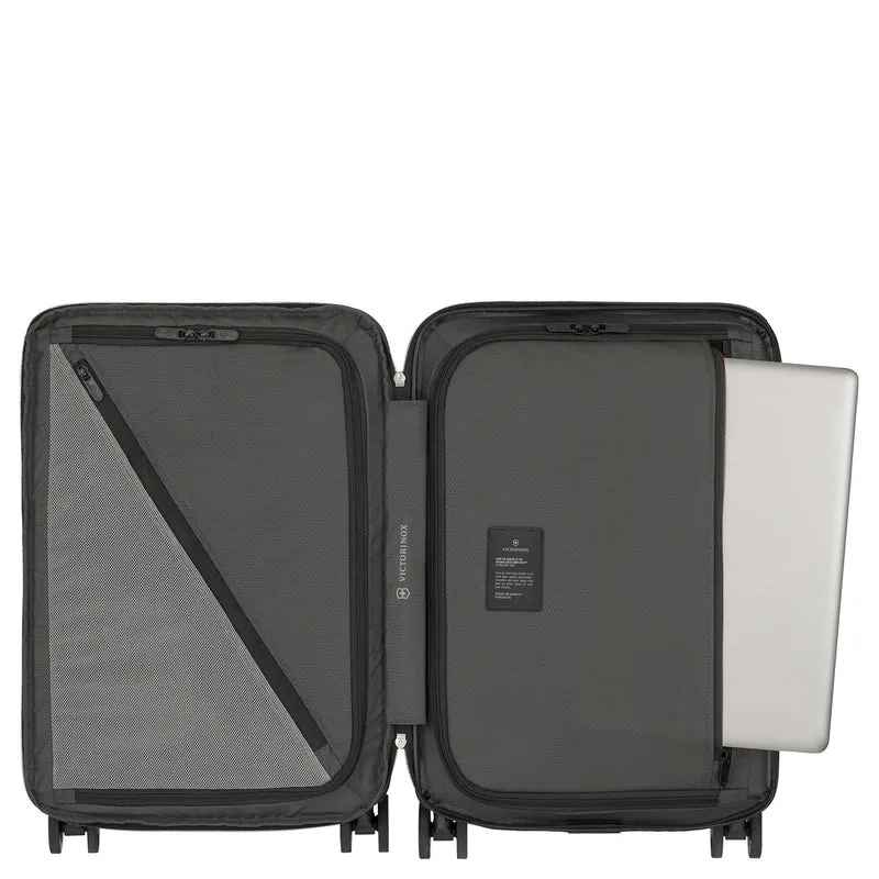 Victorinox Airox Advanced Frequent Flyer Carry On - 4-Rollen-Kabinentrolley 55 cm erw. (black)
